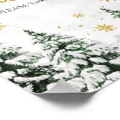 Winter Het is koud buiten gunsten Poster (Hoek)