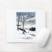 Winter Hillside Muismat (Met muis)