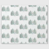 Winter Holiday Cadeaupapier (Vlak)