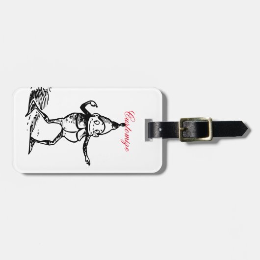 Winter Holiday Elf Gnome Thunder_Cove Bagagelabel (Voorkant horizontaal)