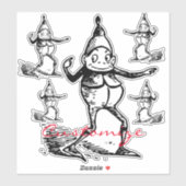 Winter Holiday Elf Gnome Thunder_Cove Sticker (Vel)