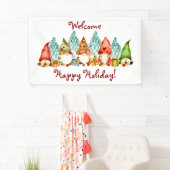Winter Holiday Gnome Banner (Insitu)