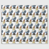 Winter Holiday Gnome Thunder_Cove Cadeaupapier (Vlak)