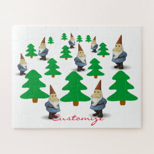 Winter Holiday Gnomes kerstbomen Thunder_Cove Legpuzzel