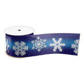 Winter Holiday Kerstmis White Snowflake Patroon Lint (Spoel)