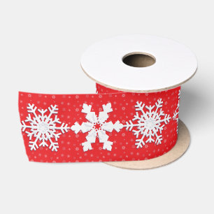 Winter Holiday Kerstmis White Snowflake Patroon Lint