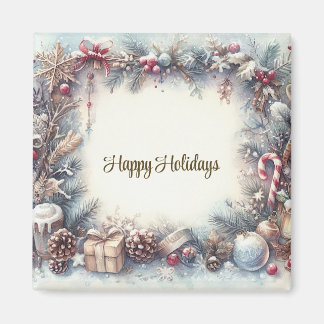 Winter Holiday Magnet