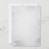 Winter Holiday Mountain Buck bruiloft Save The Date (Achterkant)