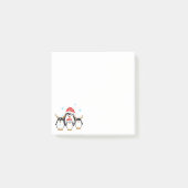 Winter Holiday Penguins Post-it® Notes (Voorkant)
