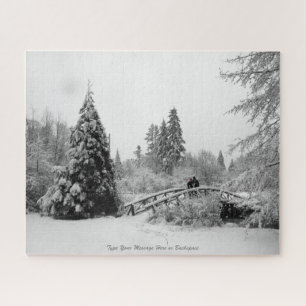 Winter Holiday Puzzle Winter Landscape Art Puzzle Legpuzzel