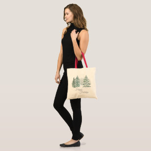 Winter Holiday Tote Bag
