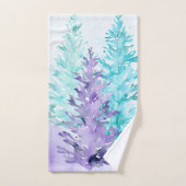 Winter Holiday - Waterverf Deer Scene Bad Handdoek (Handdoek)