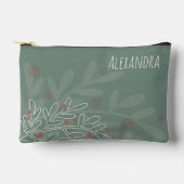Winter holidays mistletoe personalised name text etui (Voorkant)