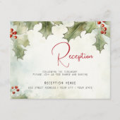 Winter Holly en bessen Informatiekaartje (Voorkant)