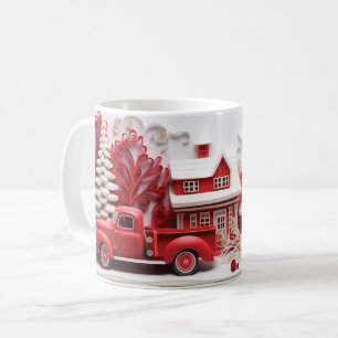 Winter Homestead Kerst Vakantie Mok