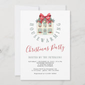 Winter housewarming kerstfeest modern kaart (Voorkant)