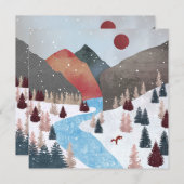 Winter Hunting Fox (Voorkant / Achterkant)