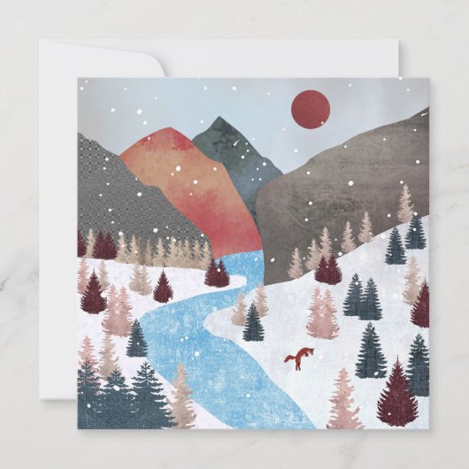 Winter Hunting Fox (Voorkant)