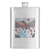 Winter Hunting Fox Flacon (Voorkant)