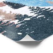 Winter Hunting Fox Perfect Poster (Hoek)