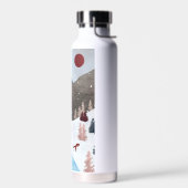 Winter Hunting Fox Waterfles (Links)