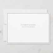 Winter Huwelijk Denneappels Denne Naalden Save The Date (Achterkant)