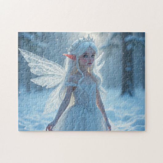 Winter Ice Fairy Princess Legpuzzel (Horizontaal)