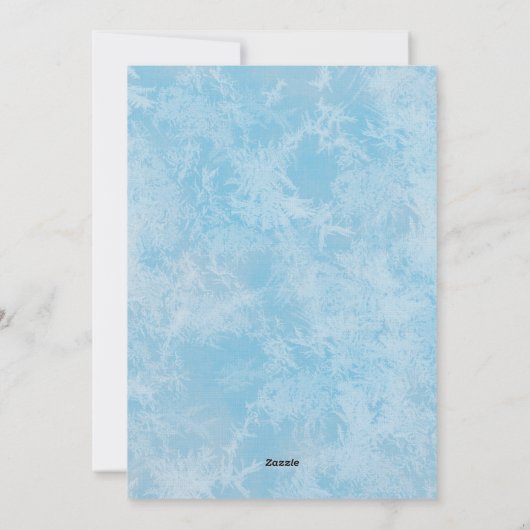 Winter Ice Skates Birthday Invitation (Dos)