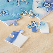 Winter-ijsbreker Legpuzzel (Zijkant)