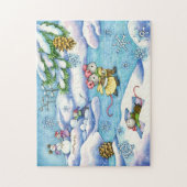 Winter-ijsbreker Legpuzzel (Verticaal)