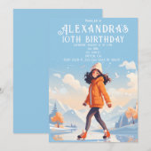 Winter IJspartij Kaart (Voorkant / Achterkant)