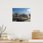 Winter IJsposter Poster (Keuken)