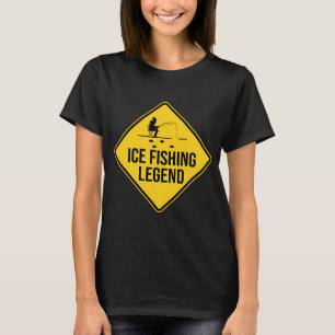 Winter Ijsvissen Visser Hobbys T-shirt