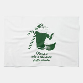Winter illustratie Handdoek