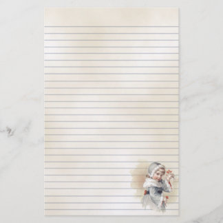 Winter Illustratie Stationery Briefpapier