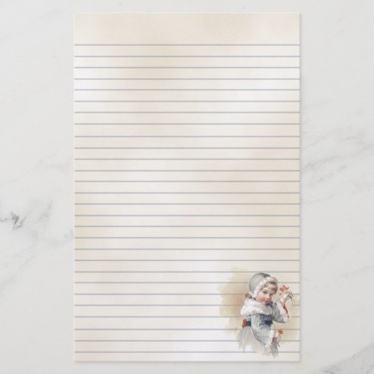 Winter Illustratie Stationery Briefpapier (Voorkant)