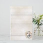 Winter Illustratie Stationery Briefpapier (Staand voorkant)