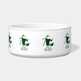 Winter illustration pet voerbakje