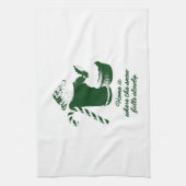 Winter illustration Towel Theedoek (Verticaal)