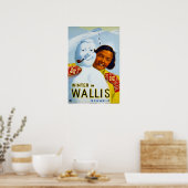 Winter im Wallis, Schweiz, Ski Poster (Cuisine)