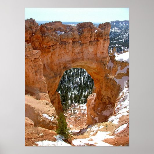 Winter in Bryce Canyon National Park Poster (Voorkant)