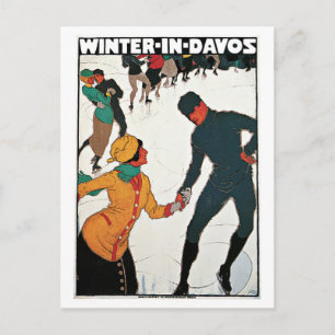 winter in Davos Briefkaart