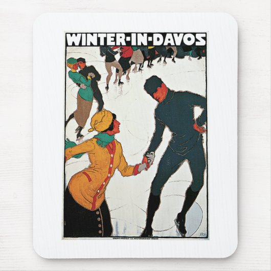 Winter in Davos Muismat (Voorkant)