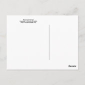 winter in de omgeving briefkaart (Achterkant)