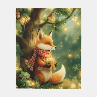 Winter in de Pines Fleece Deken