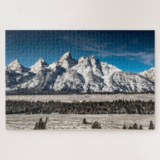 Winter in de Tetons Legpuzzel (Horizontaal)