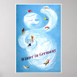 Winter in Duitsland Poster