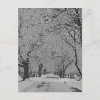 Winter in het Briefkaart Nebraska