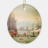 Winter in het land Kerst Ornament (Links)