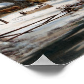 Winter in het land: Koudochtendarchivering Pr Poster (Hoek)